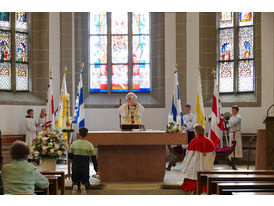 Bittprozession an Christi Himmelfahrt (© Karl-Franz Thiede)